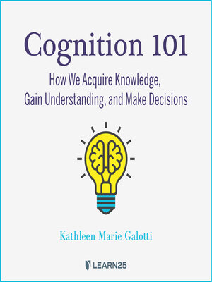 cover image of Cognition 101